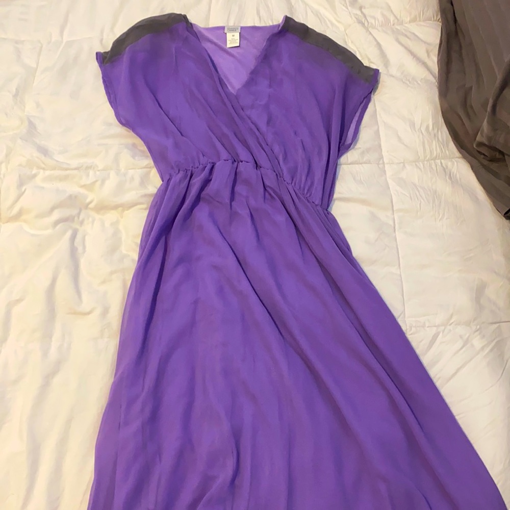 Long purple Charming Charlie dress